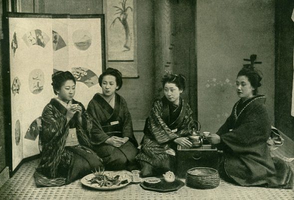 مراسم نوشیدن چای - ژاپن - 1902