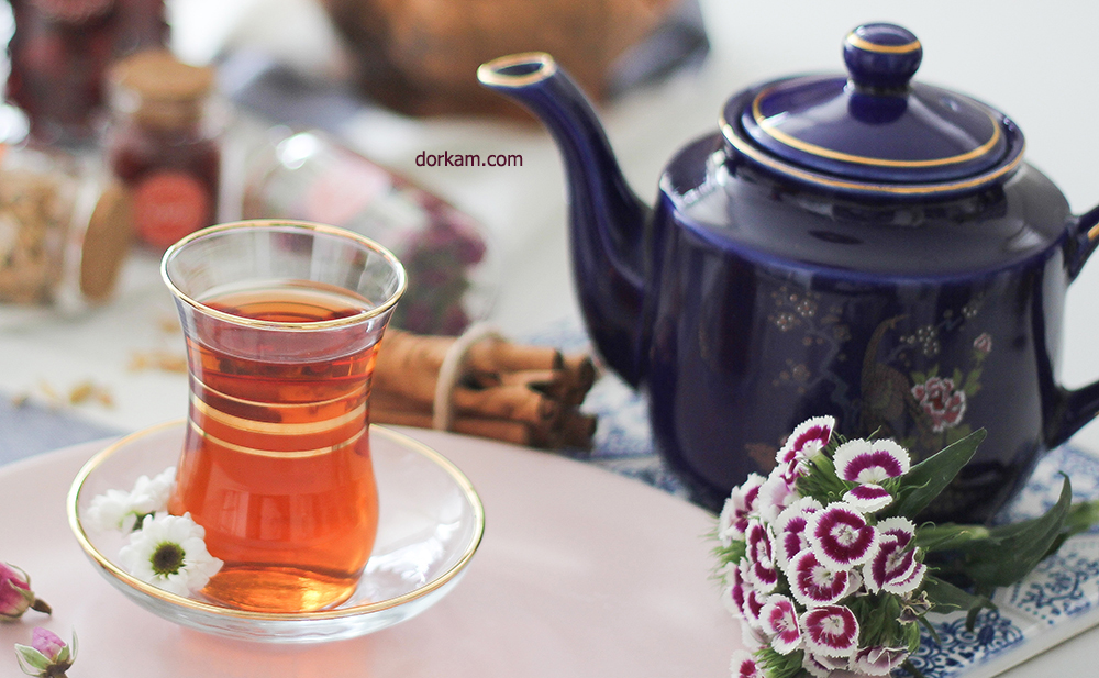 طرز دم کردن چای ایرانی